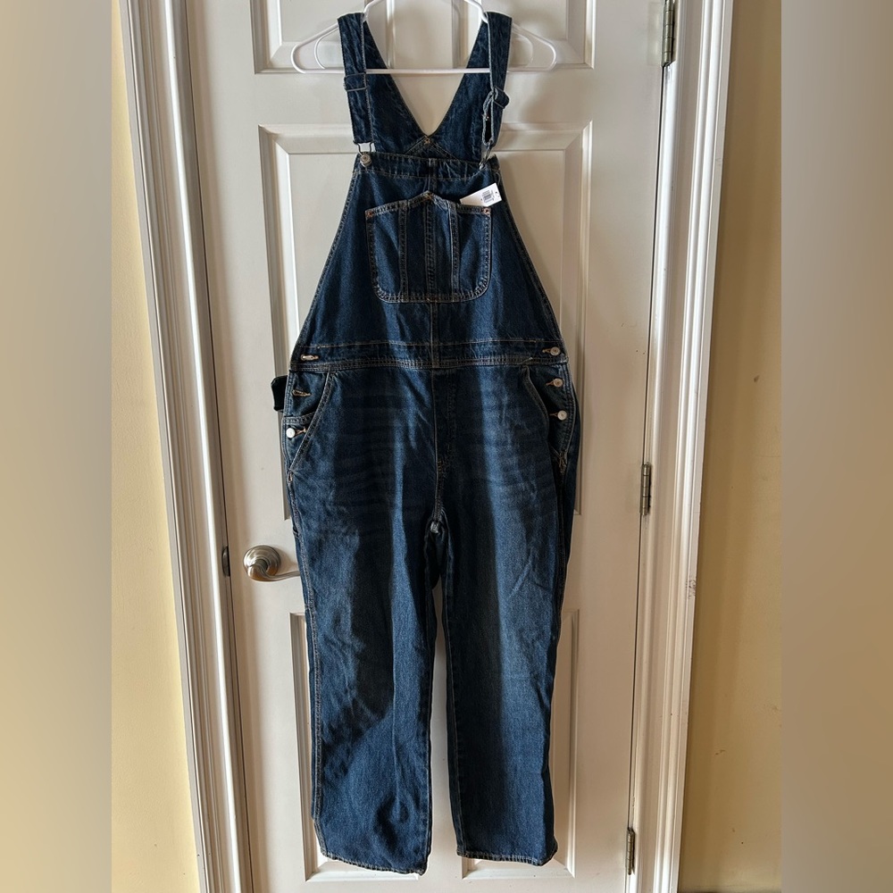 Old Navy Women's Blue Denim Overalls